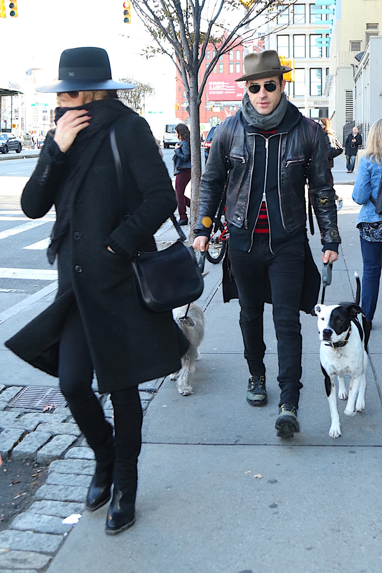 Bien abrigados, aunque la verdad no hacía tanto frío.