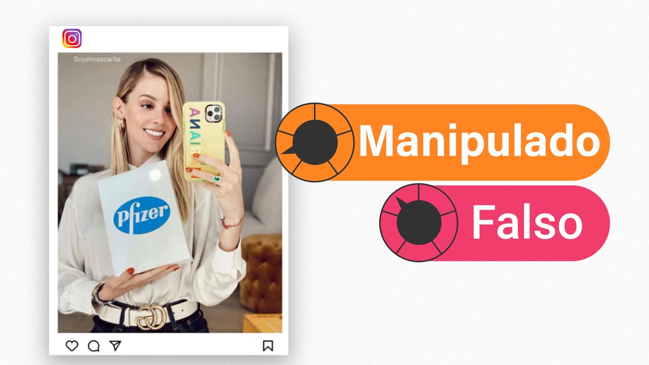 La influencer mexicana Mariana Rodríguez no rifaba vacunas de Pfizer por Instagram: era un meme