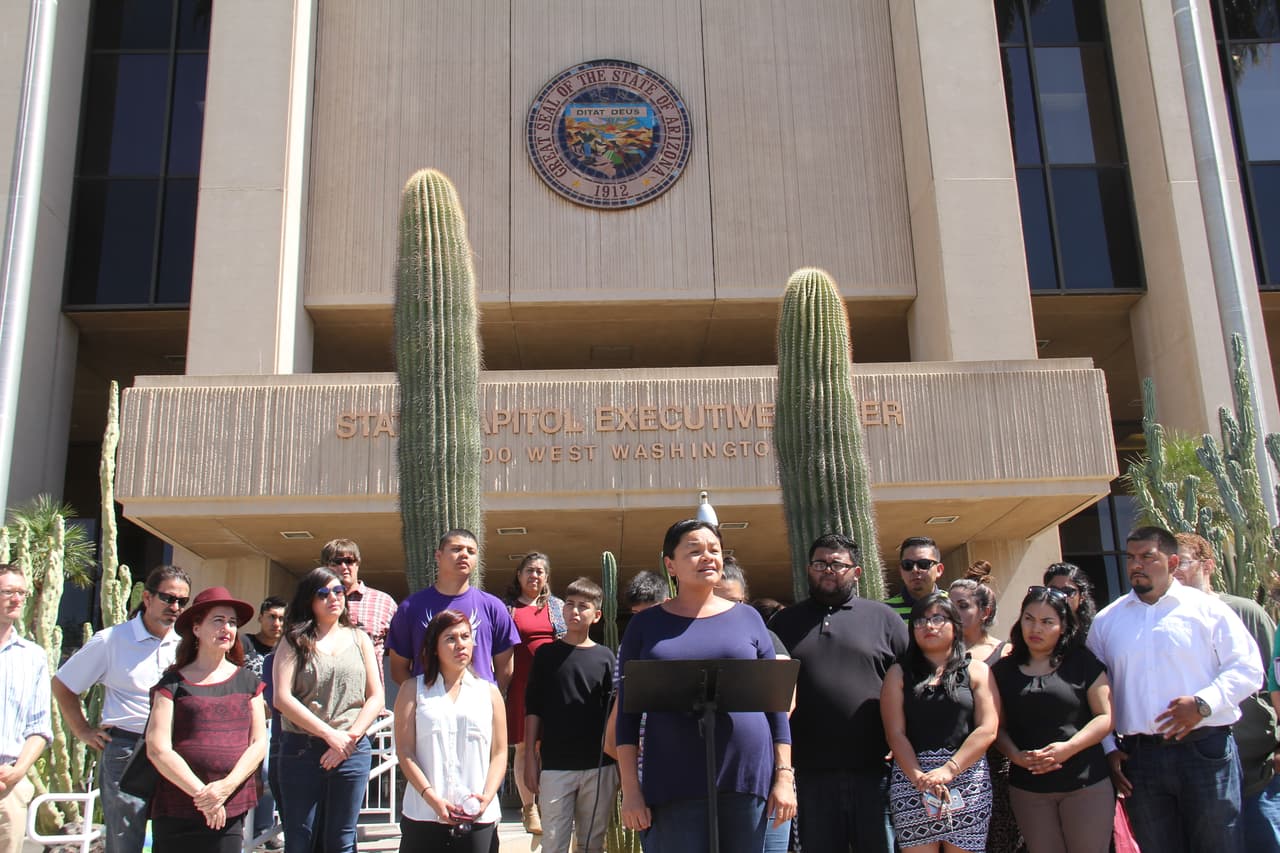 Activistas protestan contra Donald Trump y leyes antiinmigrantes 