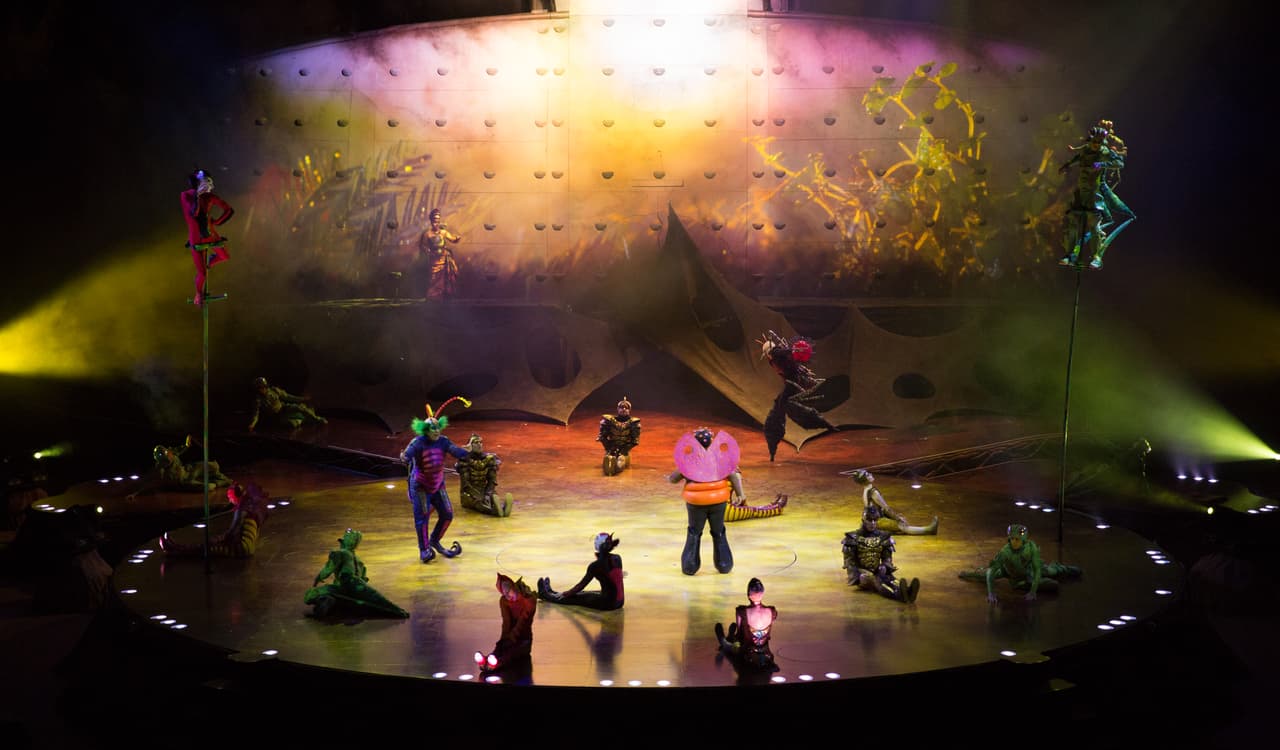 Imágenes de la producción Ovo que trae Cirque du Soleil a Tucson.