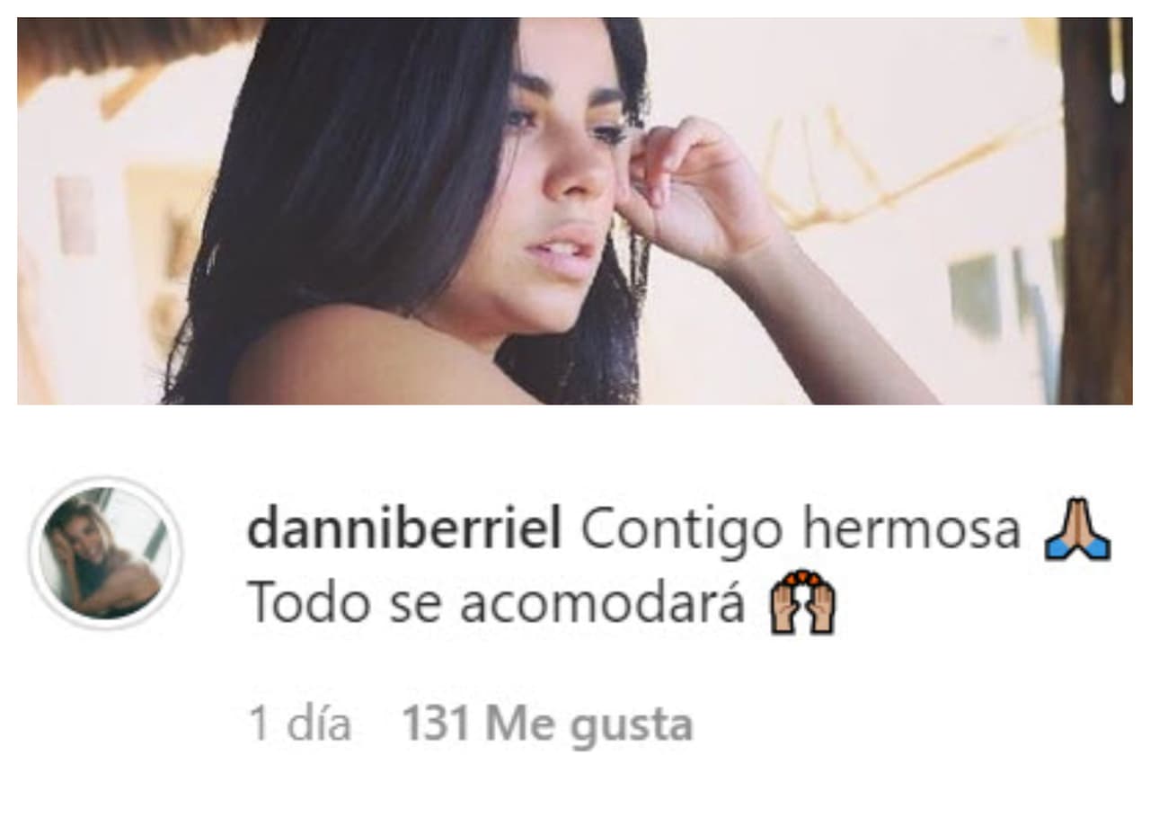 La actriz Daniela Berriel también se sumó a las muestras de solidaridad. 
<br>