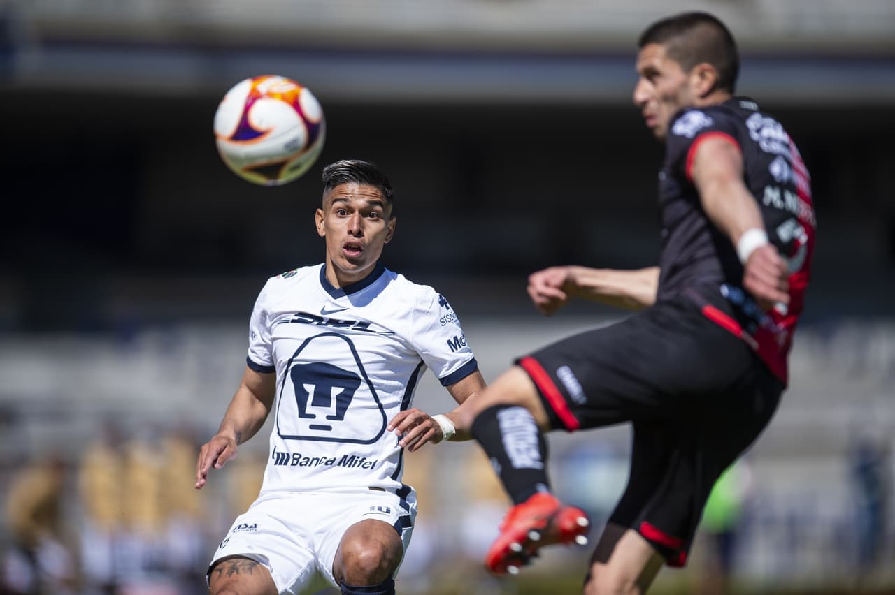 Se va sin goles el partido entre Pumas de la UNAM y Atlas, durante la Jornada 4 en el Estadio Olímpico Universitario. Atlas jugará contra Santos y Pumas se medirá ante Monterrey el próximo sábado en el Torneo Guard1anes 2021.