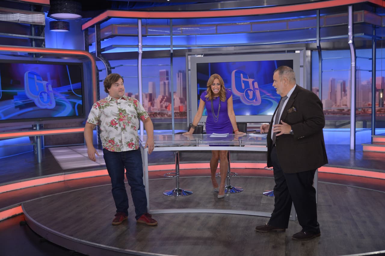 El comediante nos divirtió durante el programa.