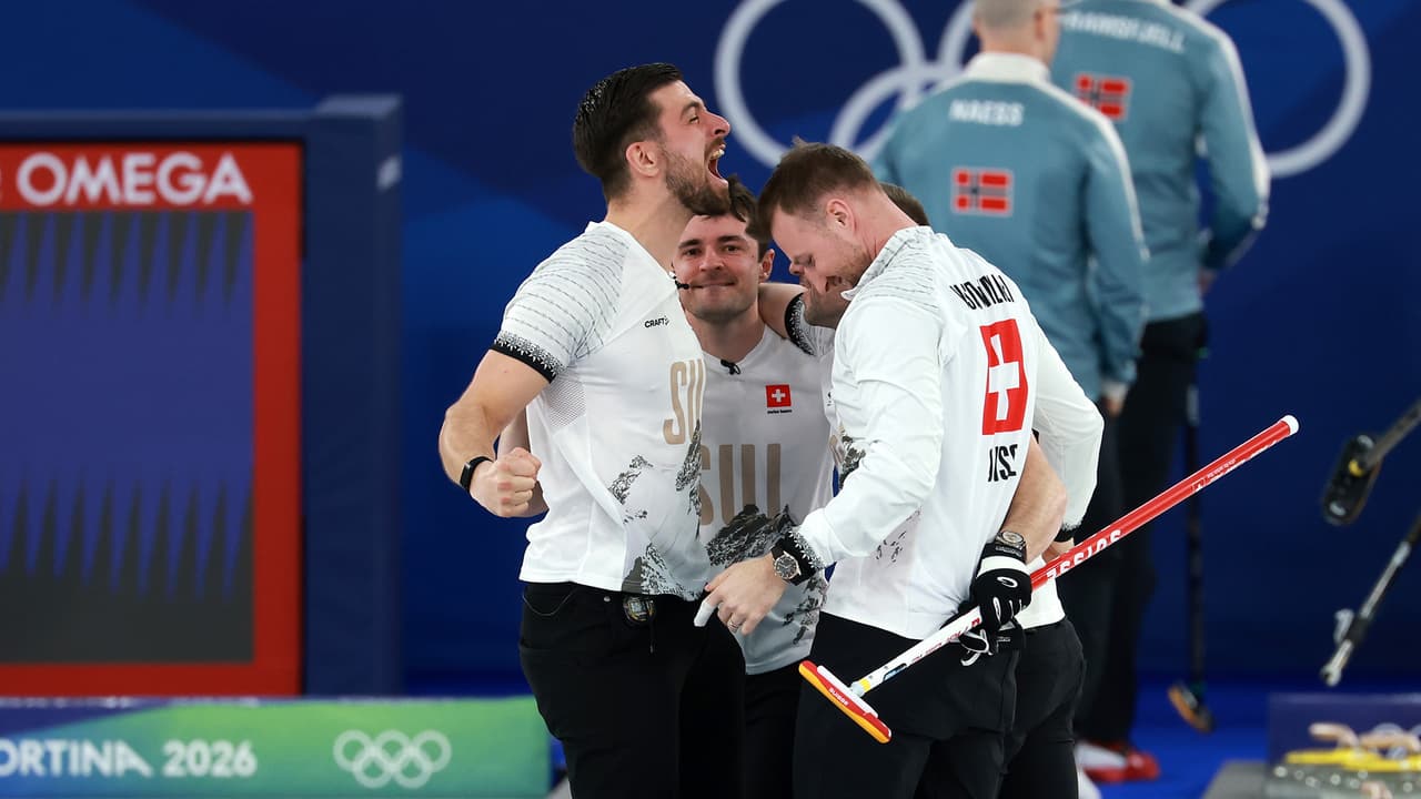 Con show final incluido, Suiza aplasta a Noruega por el bronce del curling masculino