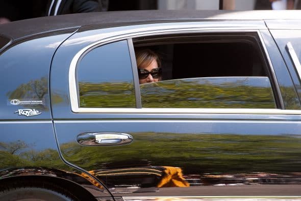 Melissa dio el último adiós a su mamá.