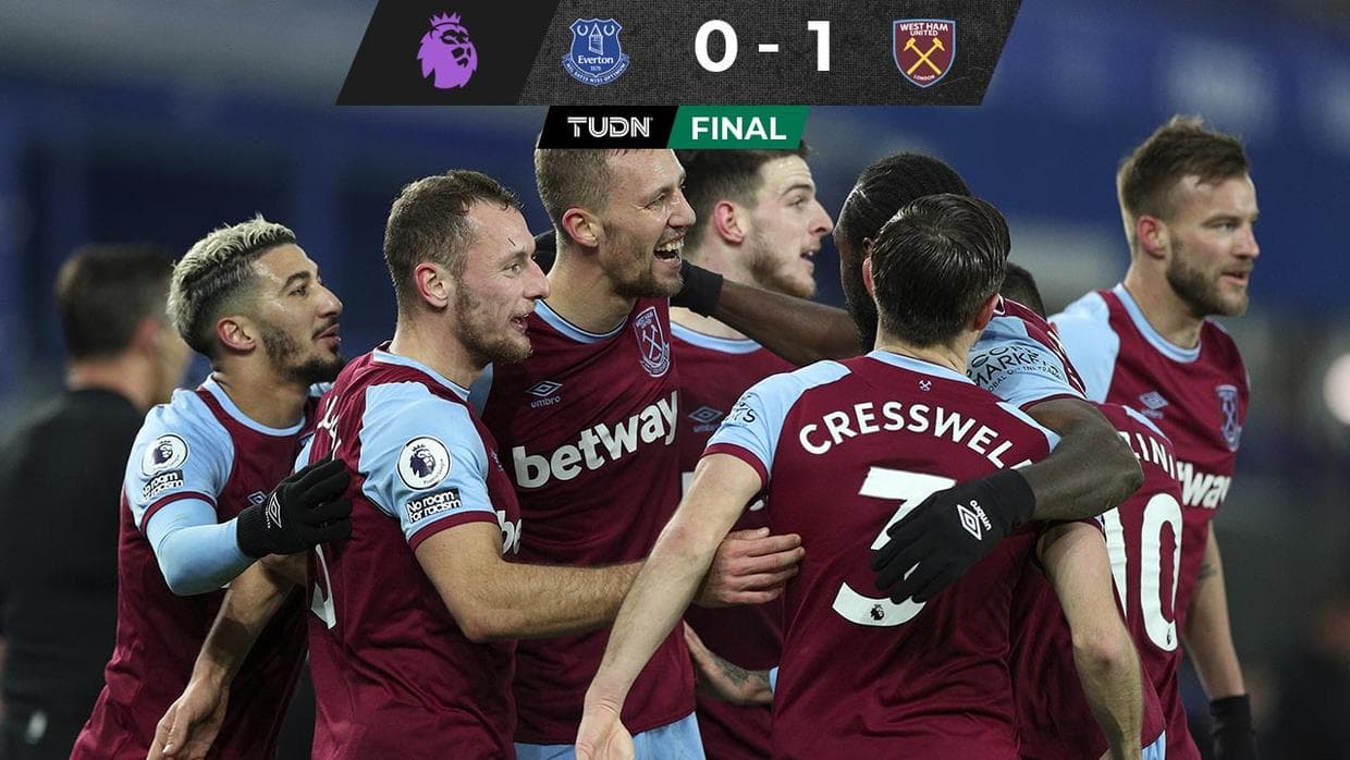 FINAL Everton 0-1 West Ham, jornada 17 de la Premier League