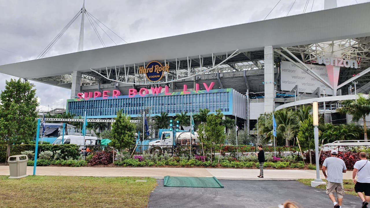 El Hard Rock Stadium listo para conocer al nuevo campeón de la NFL