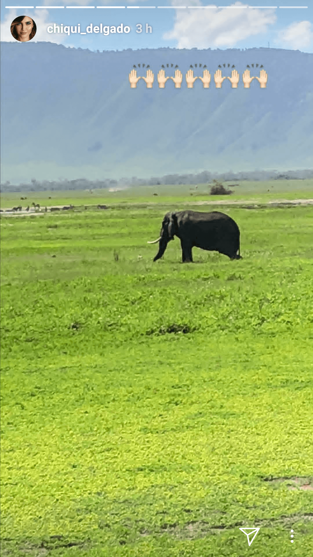 Aunque Chiqui llegó a África apenas el lunes, el recuento de sus experiencias en el continente ya se empezaron a acumular.