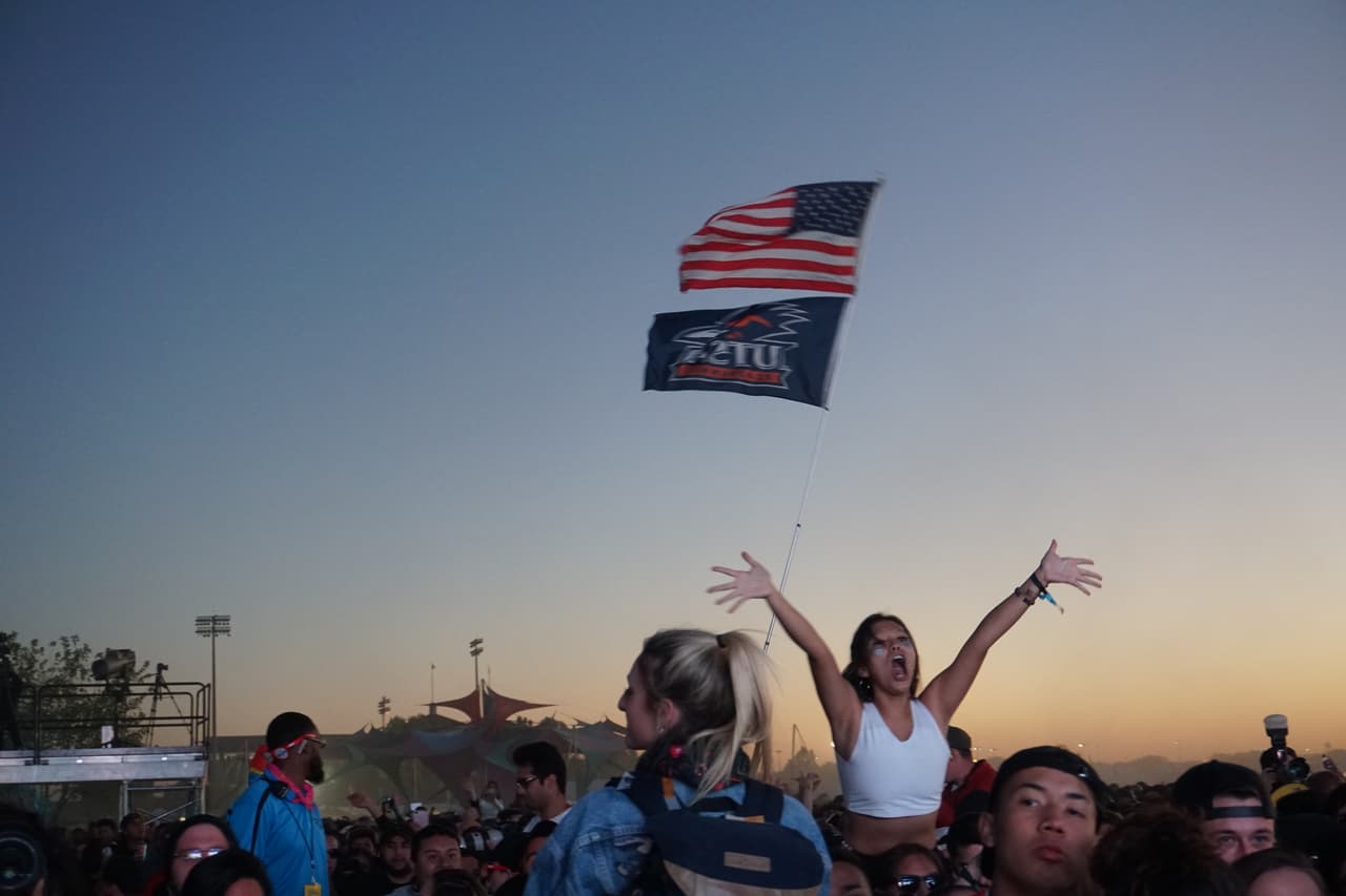 Massive crowds gathered to watch a variety of hip hop groups, from Bamsworth Belli to Wiz Khalifa. These are just a few of our favorite crowd photos.