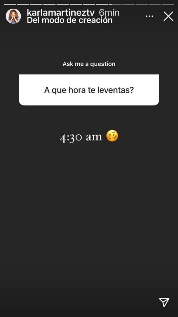 La mexicana ha demostrado ser muy comprometida y madrugadora, por lo que levantarse temprano es parte de su día a día para poder grabar Despierta América.