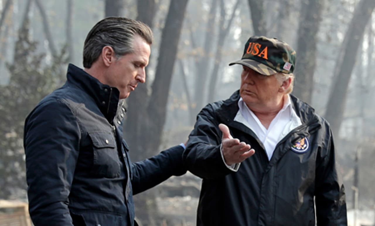 Trump presiona a Newsom con una intervención federal en California por la crisis de indigentes