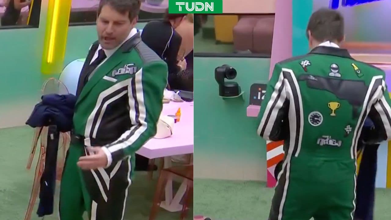 ¡De la pista a la casa! Memo Schutz impresiona con su nuevo traje