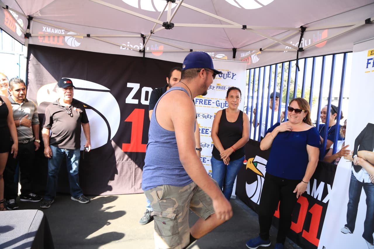 El Free-guey show es muy querido por su público y estas fotos lo demuestran.