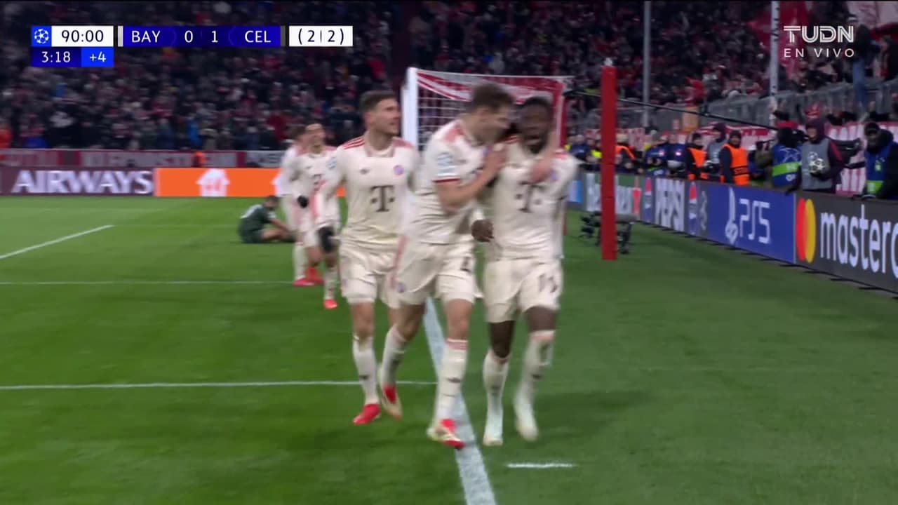 ¡Explota el estadio! Alphonso Davies empuja el balón al fondo de la red