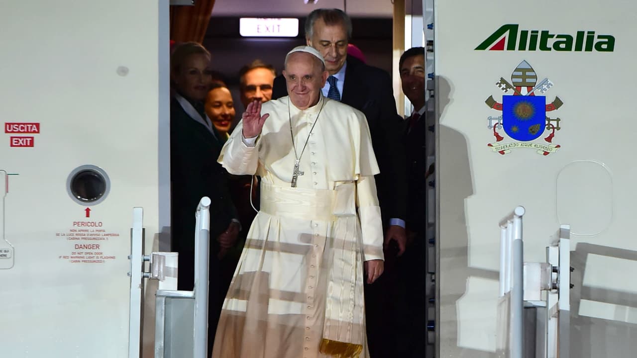 El Papa Francisco llegó a México