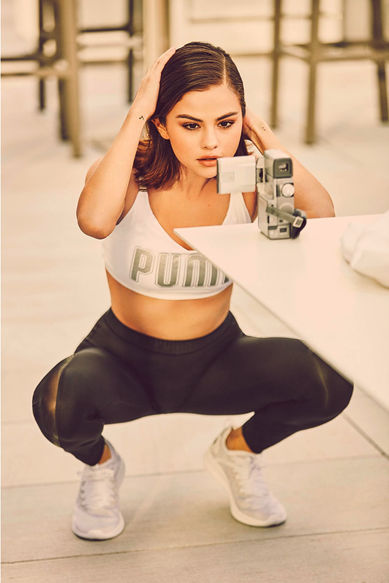 "Puma ha cambiado las normas en cuanto al mash-up de prendas atléticas y fashion. Es increíble ver su influencia en el estilo y la cultura, y estoy emocionada por formar parte de ella...", dijo la cantante en Instagram.
