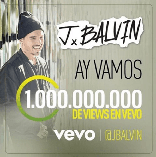 Con este éxito, J Balvin demuestra que ha dado pasos firmes en la industria musical.