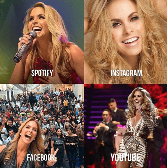 Lucero también se unió al desafío, pero a diferencia de otros famosos, mostró su perfil de Spotify y Youtube. Recuerda que actualmente puedes disfrutar sus actuaciones en ‘Por ella soy Eva’ por Galavisión.
<br>