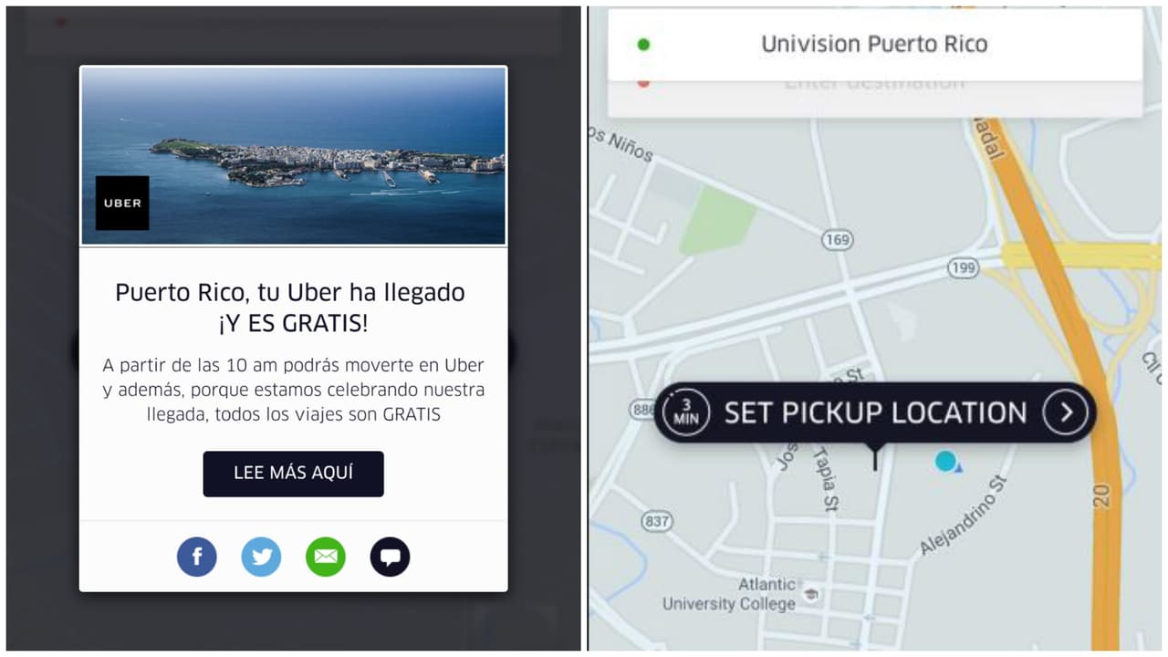 Uber en Puerto Rico