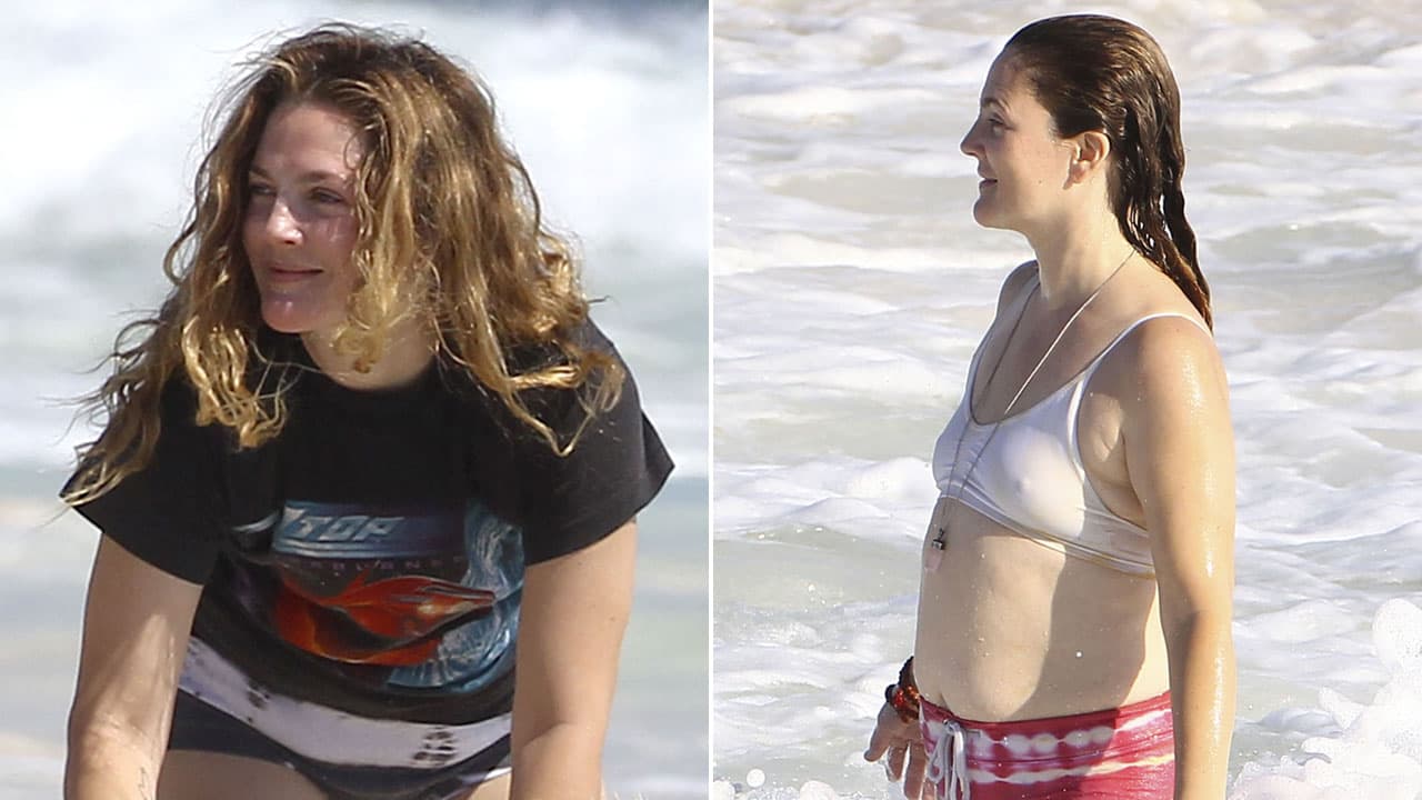 Drew Barrymore está disfrutando de unas deliciosas vacaciones.