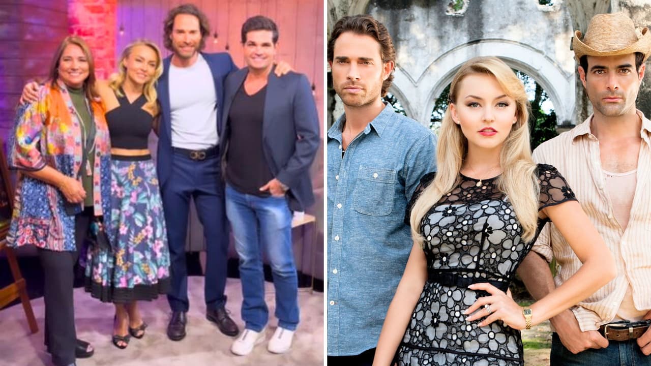 Angelique Boyer y Sebastián Rulli tienen emotivo reencuentro con elenco de 'Lo que la vida me robó' tras 10 años