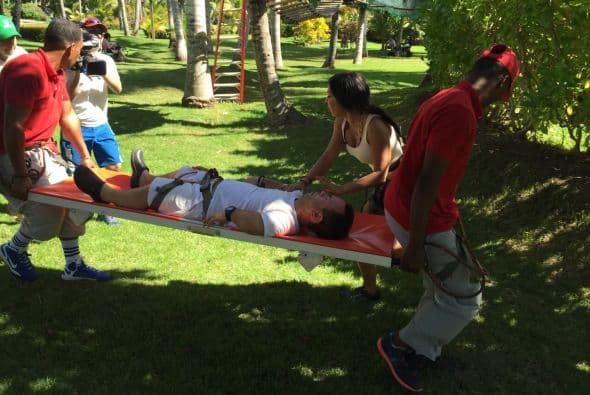 ¿Será que no pudo subir la pared?