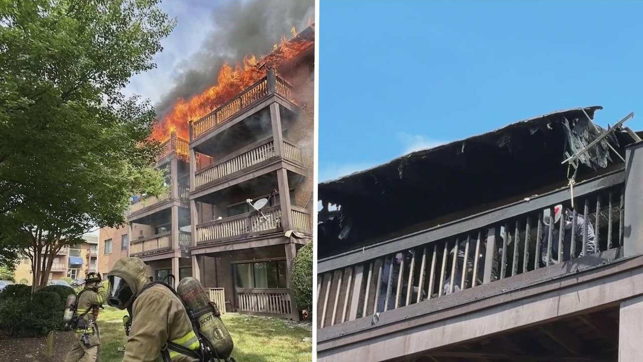 Los desplazados eran hispanos en su mayoría: incendio afecta varios apartamentos en Fairfax