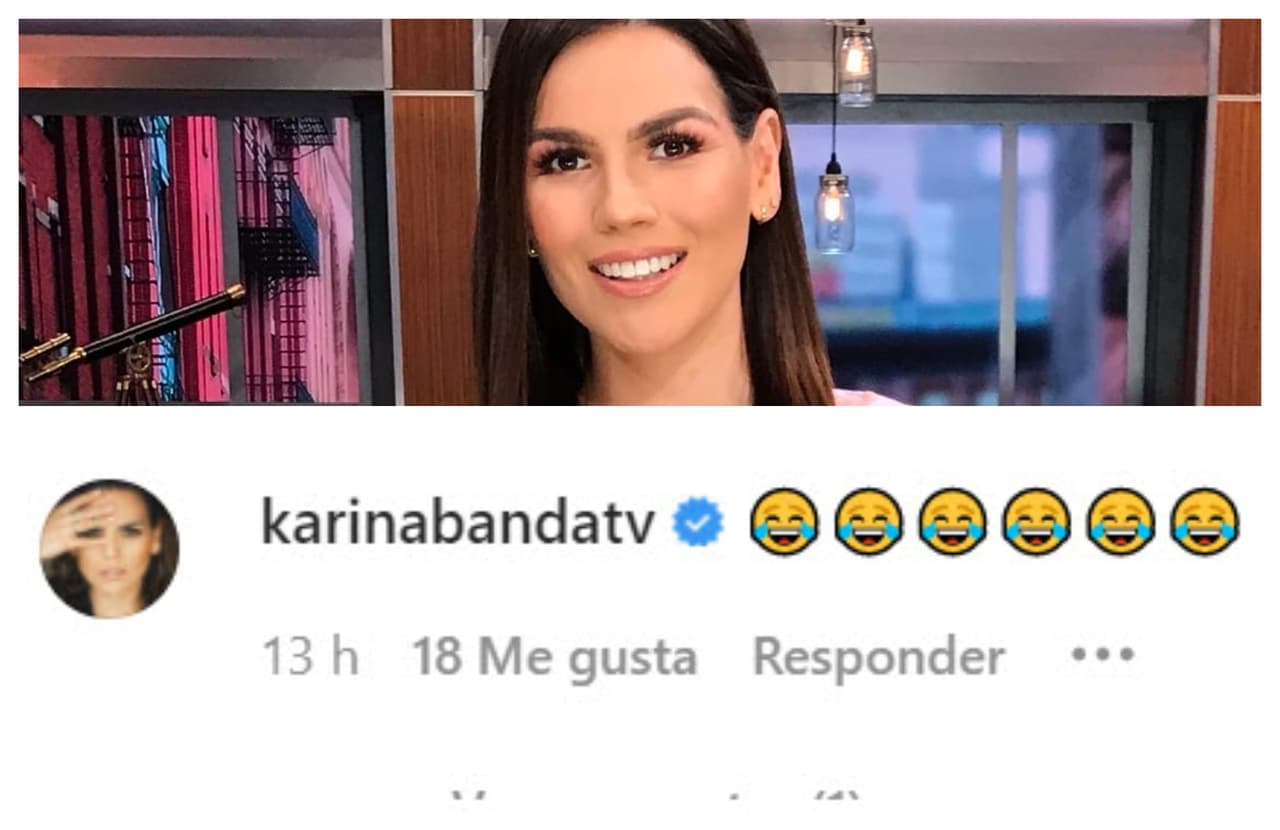 La imagen y el mensaje de Francisca tuvo eco en otros famosos como Karina Banda, quien no ocultó la alegría que le dio ver la foto de Francesco. 
<br>