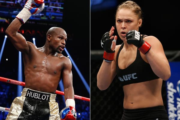 Mayweather y Ronda.