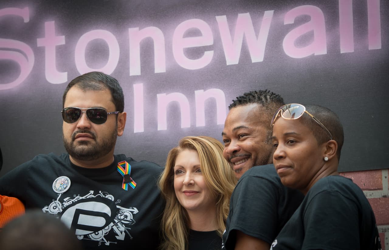 Bárbara Poma desfiló, pero no hizo comentarios a la prensa.