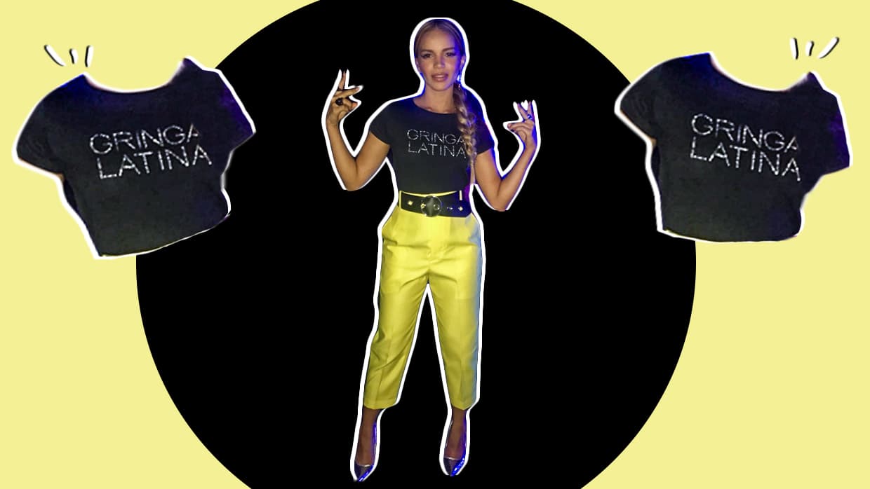 Leslie Grace llevó el orgullo latino puesto hasta en la camiseta 
