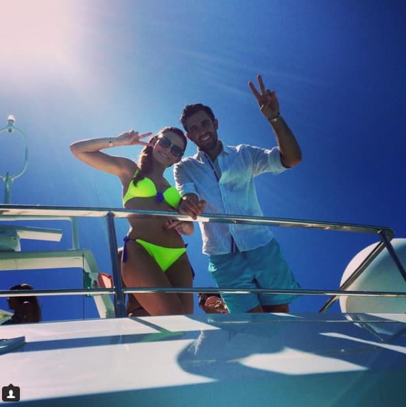 Irina y José Pablo pasaron unos inolvidables días en la locación.