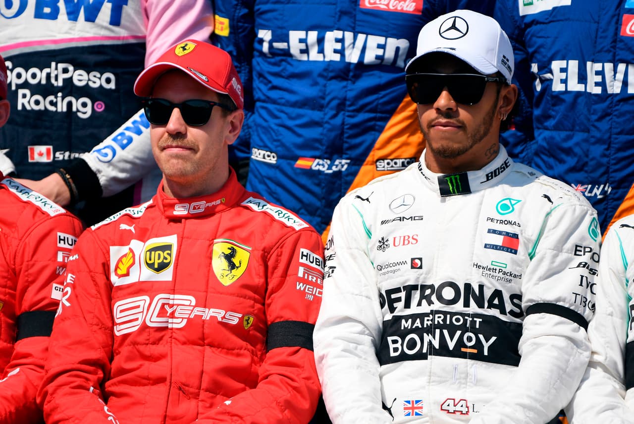 Hamilton advierte a Mercedes sobre la recuperación de Ferrari en Bahréin