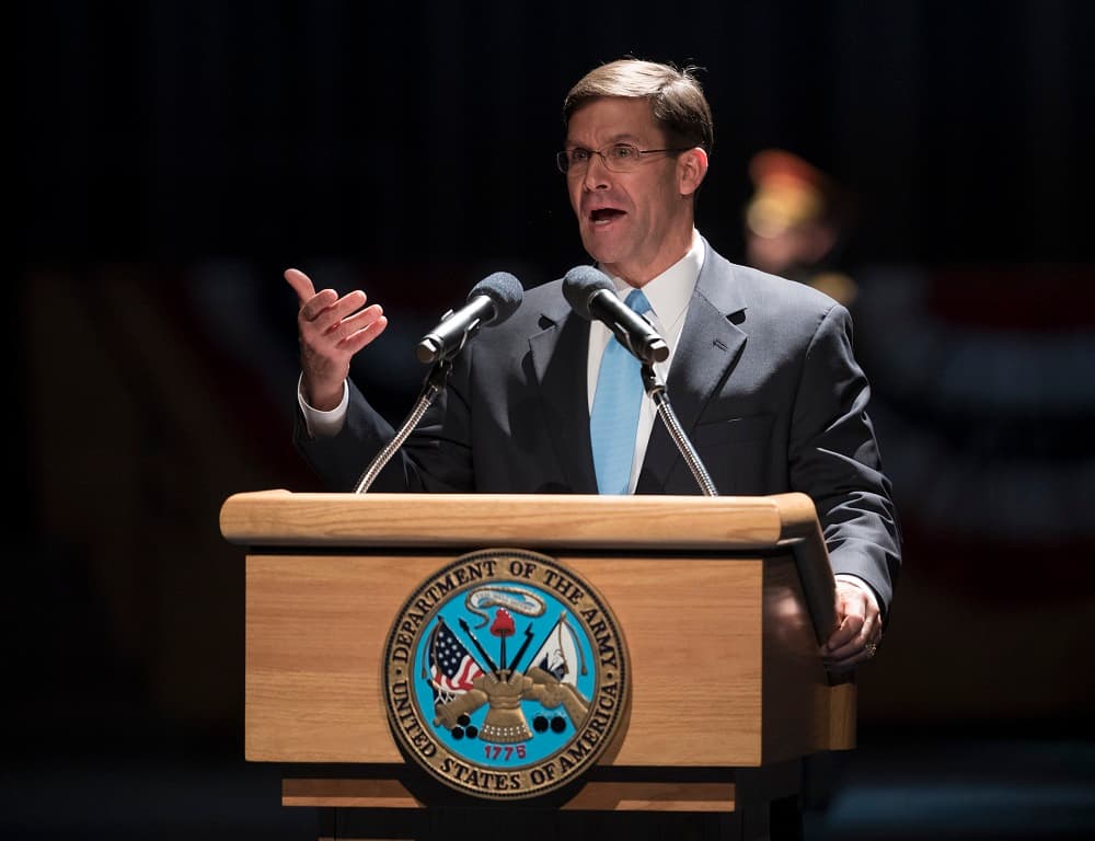 Mark Esper, en una imagen de 2018.