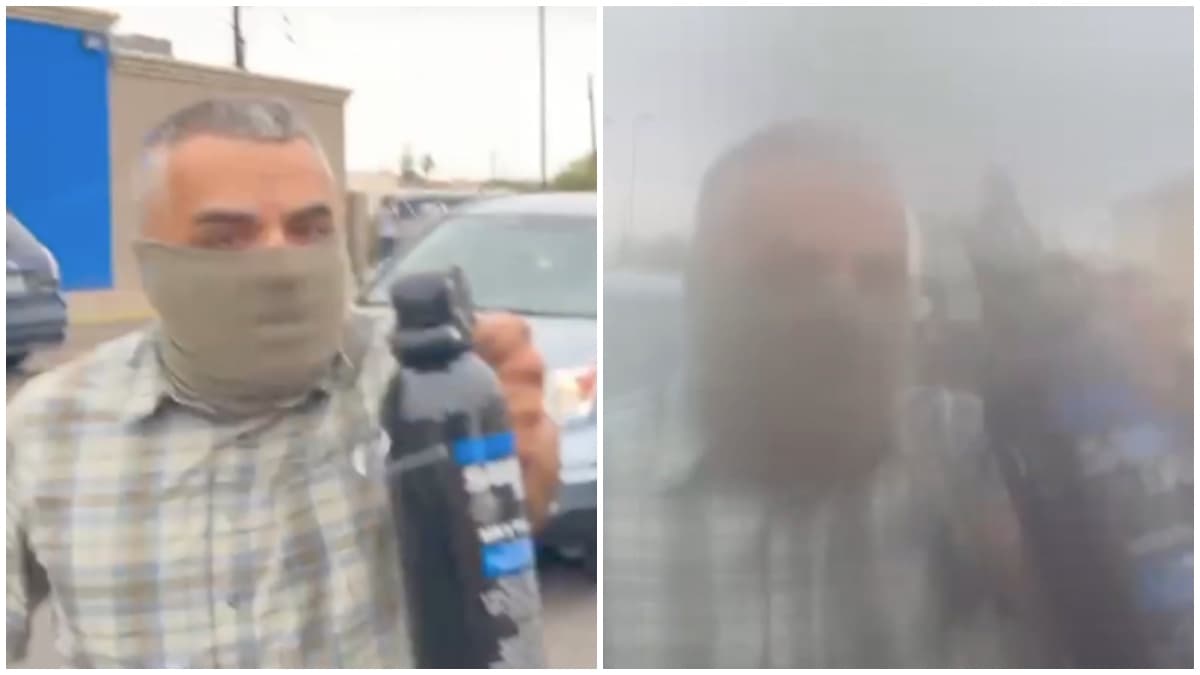 “Me roció a quemarropa”: grababa un operativo de ICE y terminó atacado con gas pimienta