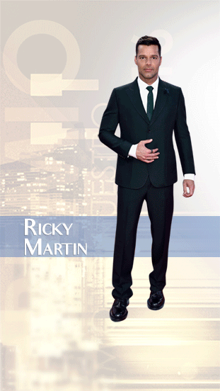 El fashion de Ricky Martin.