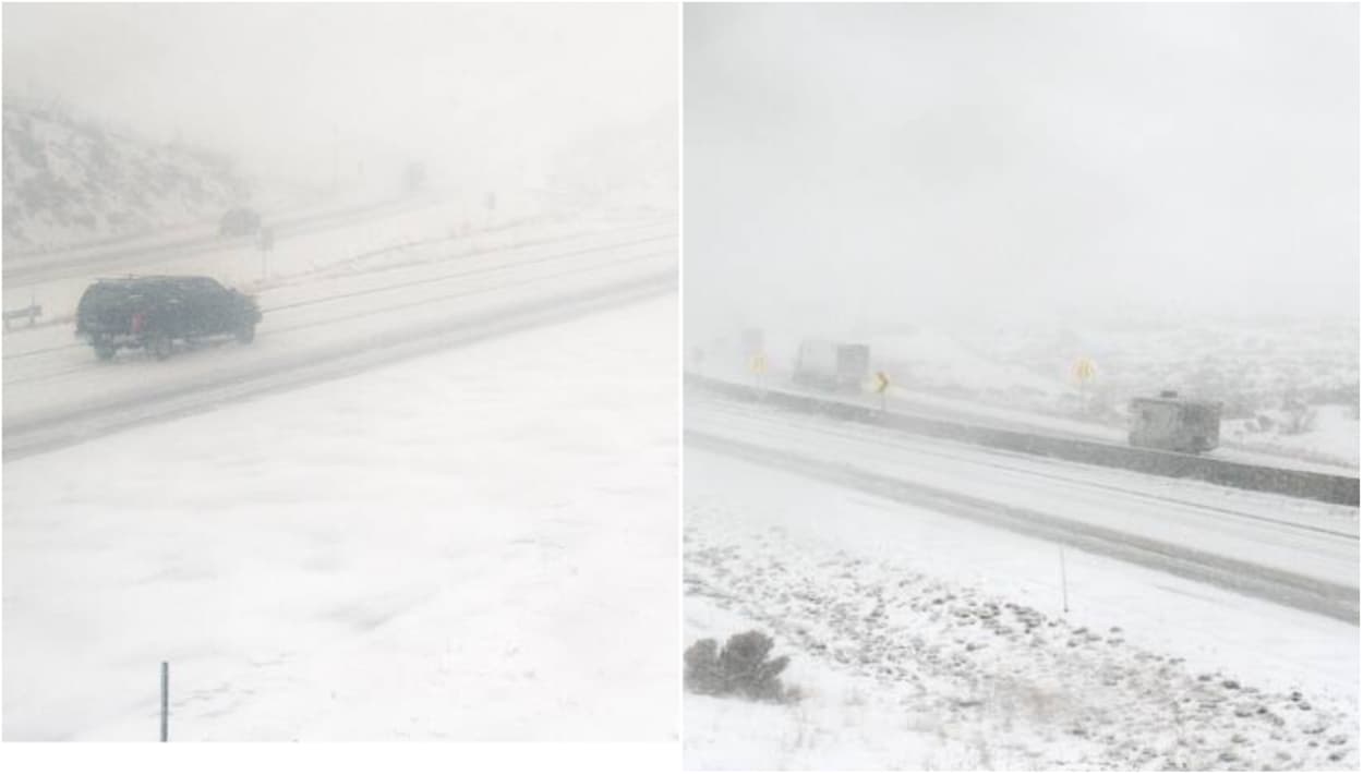 El martes se registraba muy poca visibilidad en las autopistas por eso cerraron varias vías.