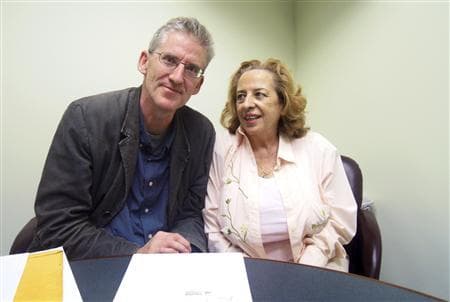 Clive Stafford Smith, the founder of Reprieve, with Marita Maharaj in 2014.