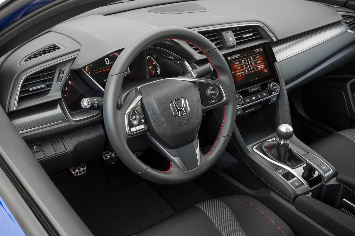2017 Honda Civic Si Sedan Interior