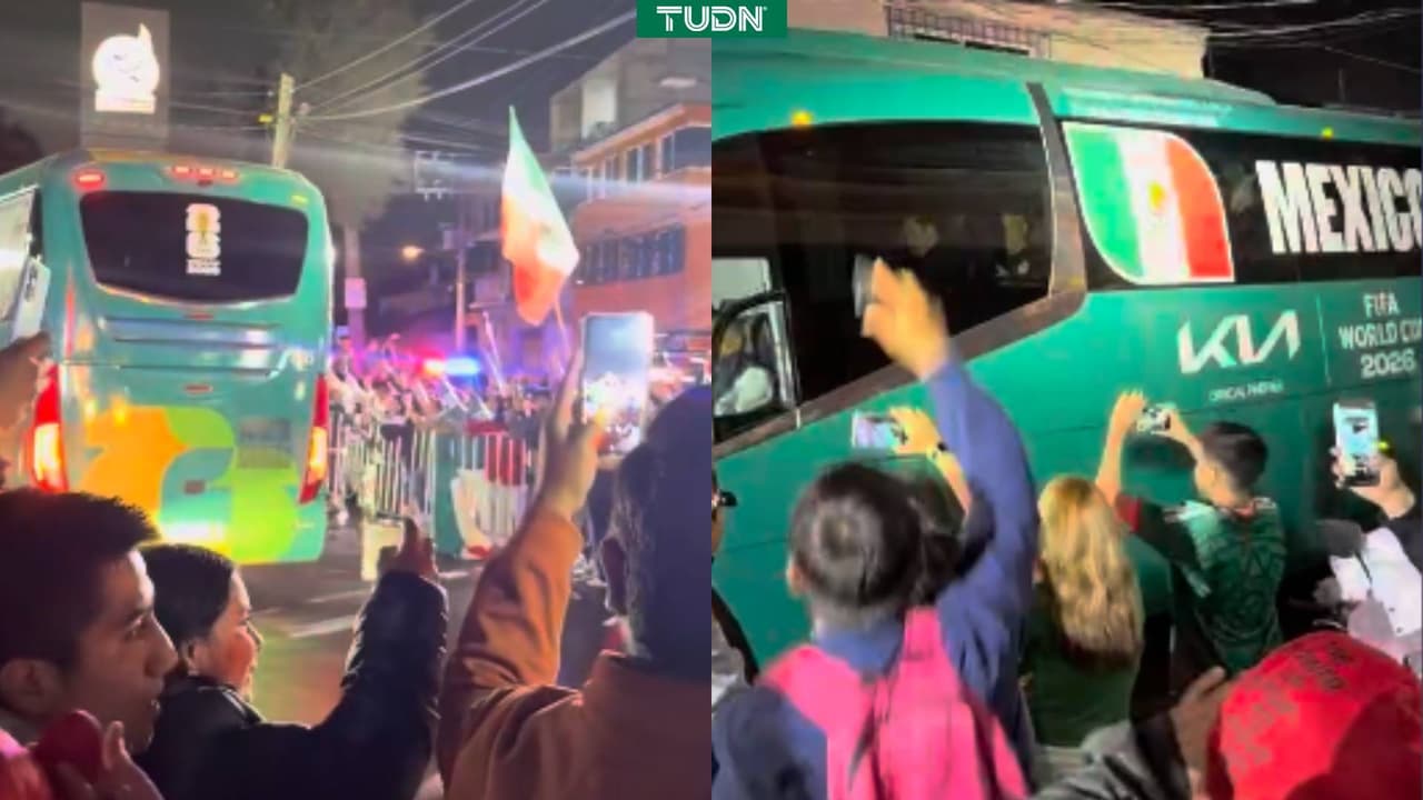 Afición del Tri hace gran recibimiento a jugadores en el CAR