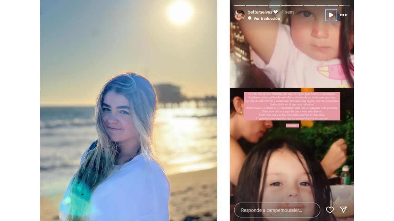 Camila, hija de Sabine Moussier, lanzó un mensaje por Día de San Valentín.