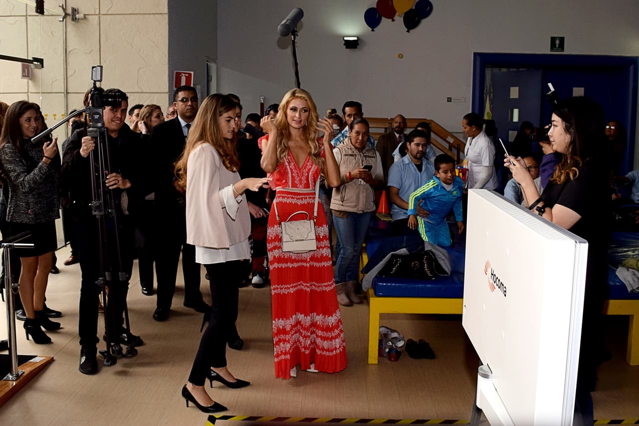 Varios medios fueron testigos de su visita al CRIT en Estado de México.