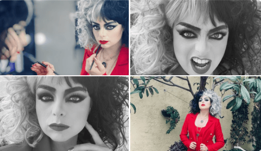 Violeta Isfel como Cruella.