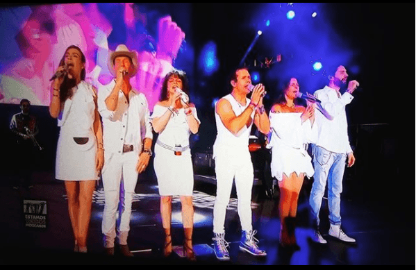 Timbiriche y Miguel Bosé reviven la primera actuación del grupo 35 años después