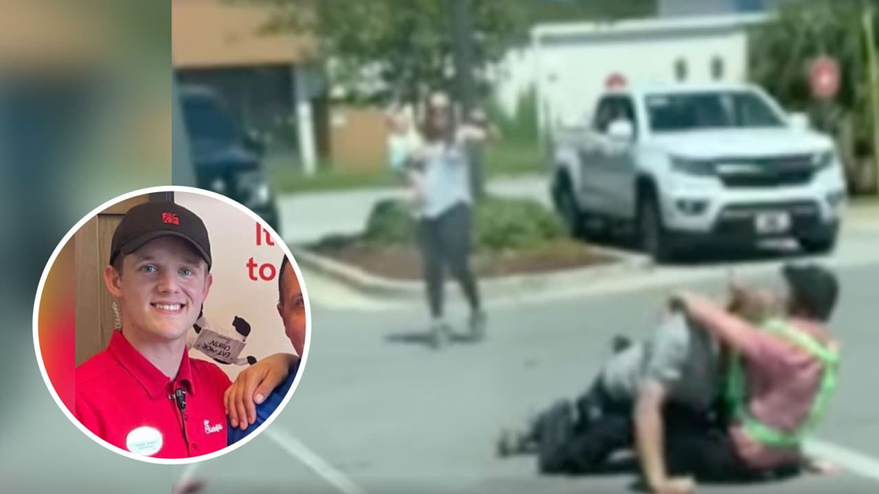 Empleado de Chick-fil-A salva a una madre y su bebé del robo de su auto en Florida