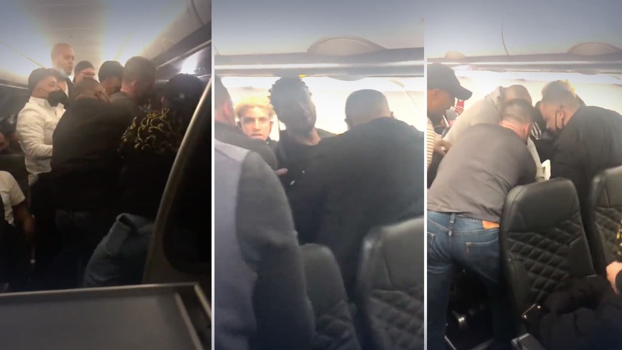 Se revientan dos neumáticos de avión American Airlines en pleno despegue 