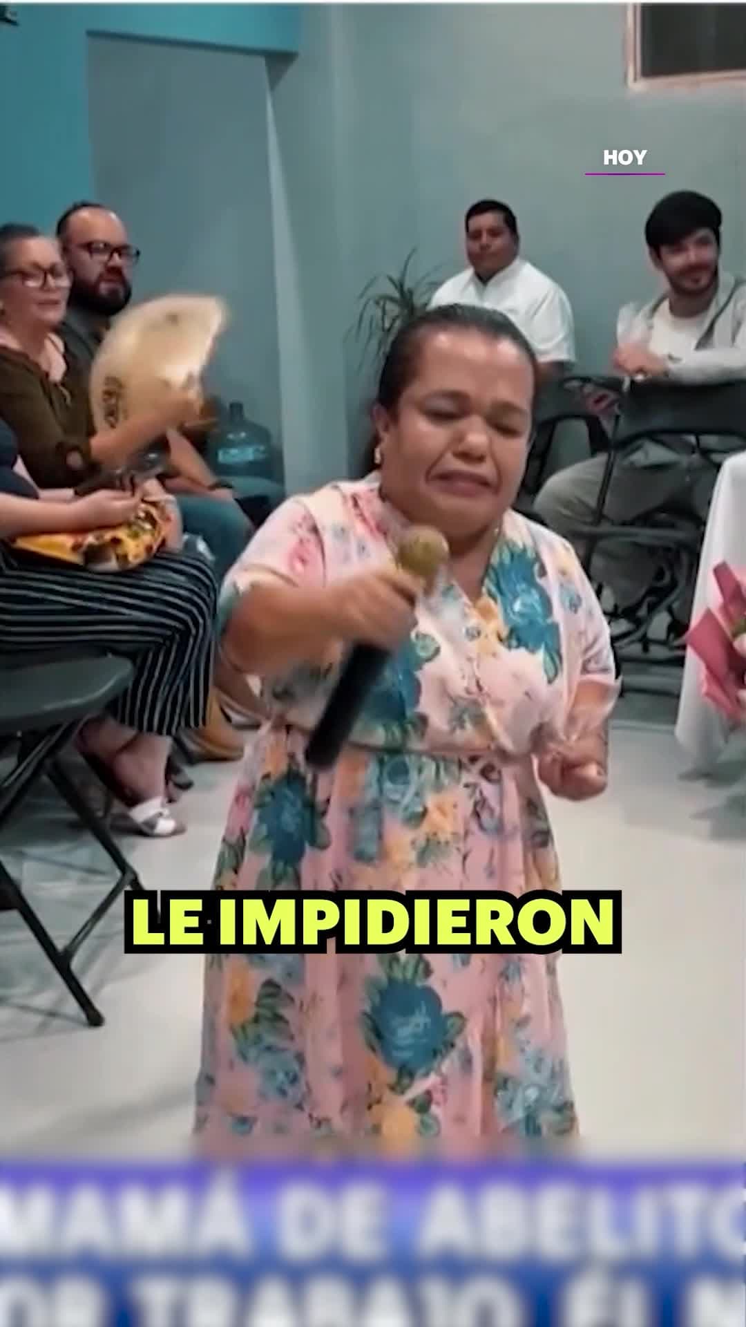 Abelito no pudo asistir al festejo de cumpleaños de su mamá