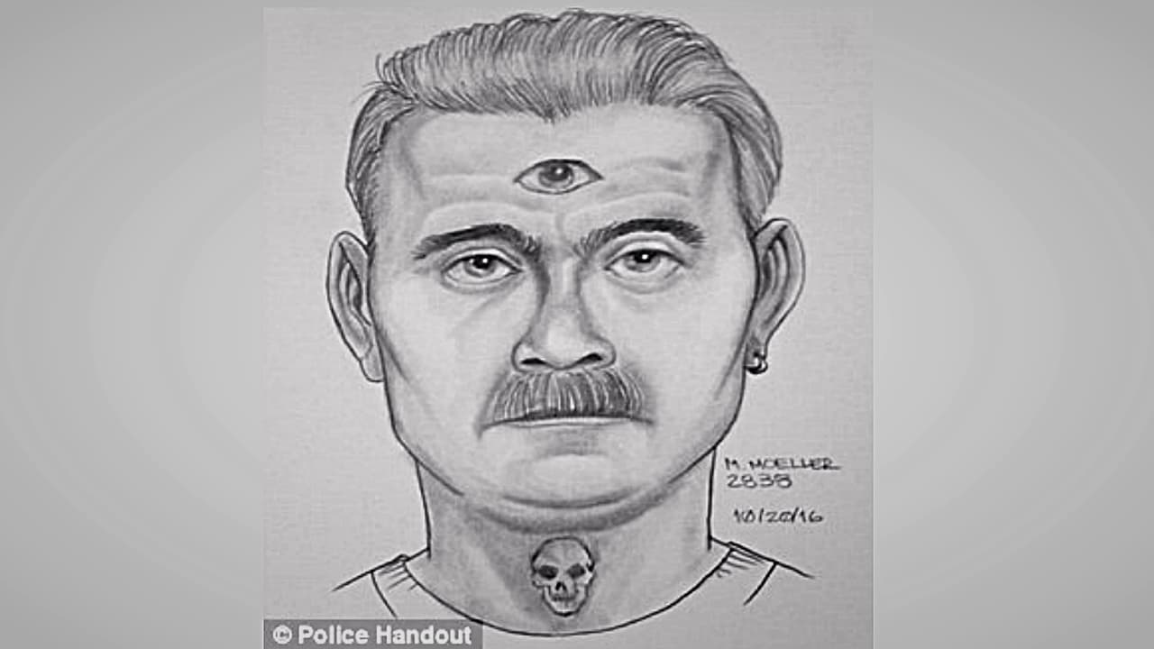 Policía busca al hombre del 'ojo en la frente'