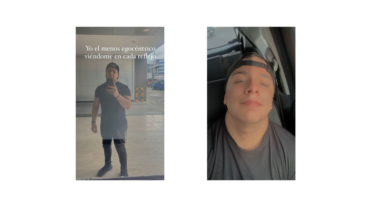 Así luce Adrián Escalona a sus 20 años.