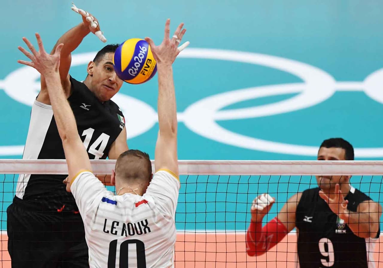 México no fue rival de Francia en el segundo partido de grupos en el voleibol varonil